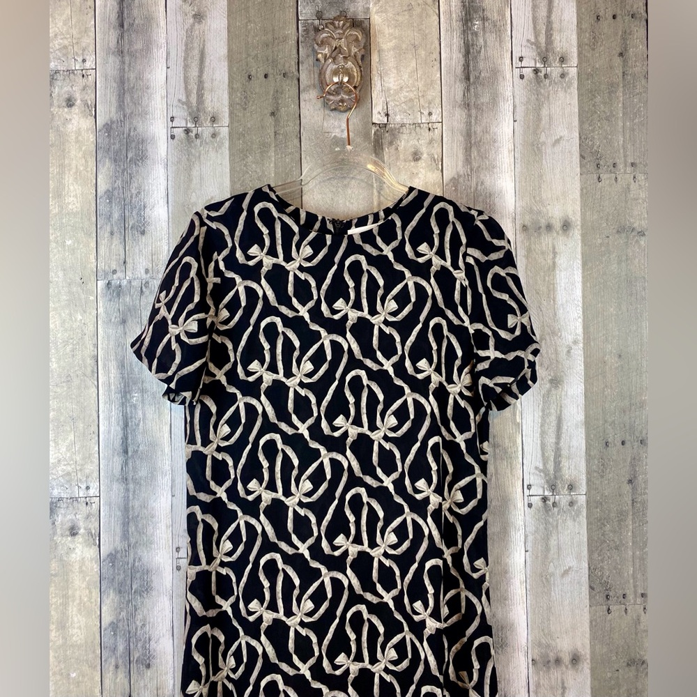 Tuckernuck Hyacinth House Rowan Bow Midi Dress in Black Size Small. - Picture 4 of 9